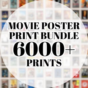 Filmposter, Filmposter Bundle, Vintage, Retro, Anime, Filmpostersammlung, Filmposter, Digitalfilm-Posterdrucke