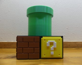 Organiseur de bureau inspiré de Mario