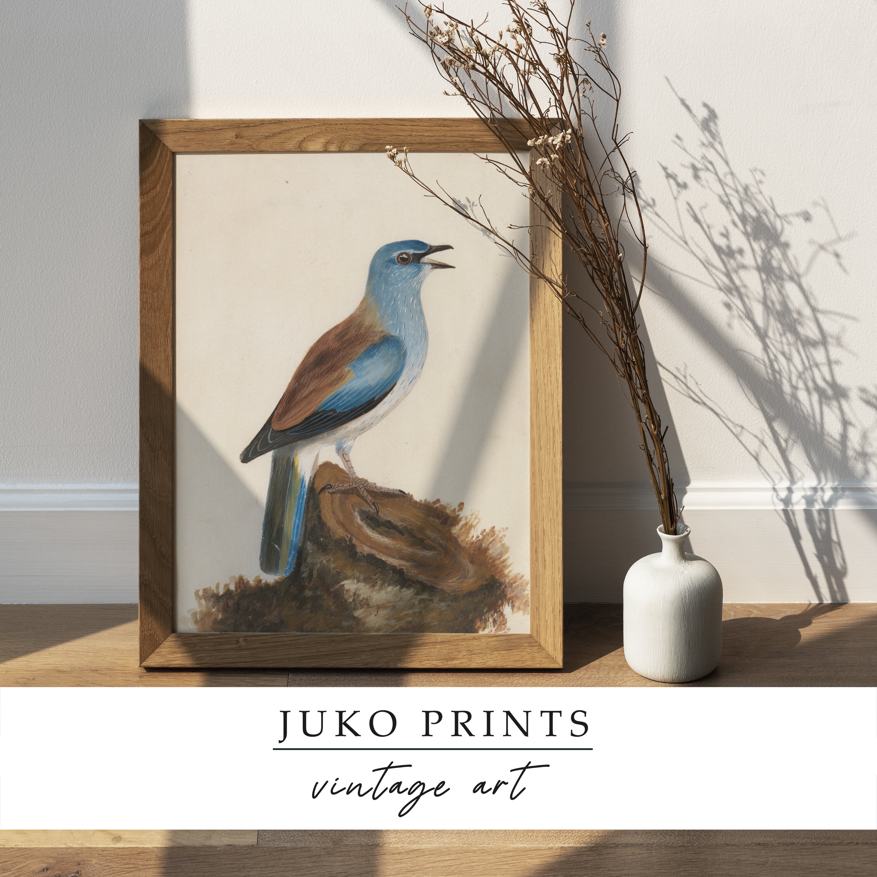 Blue Printable Vintage Gallery Wall Art Set Set of 8 eight Prints ...