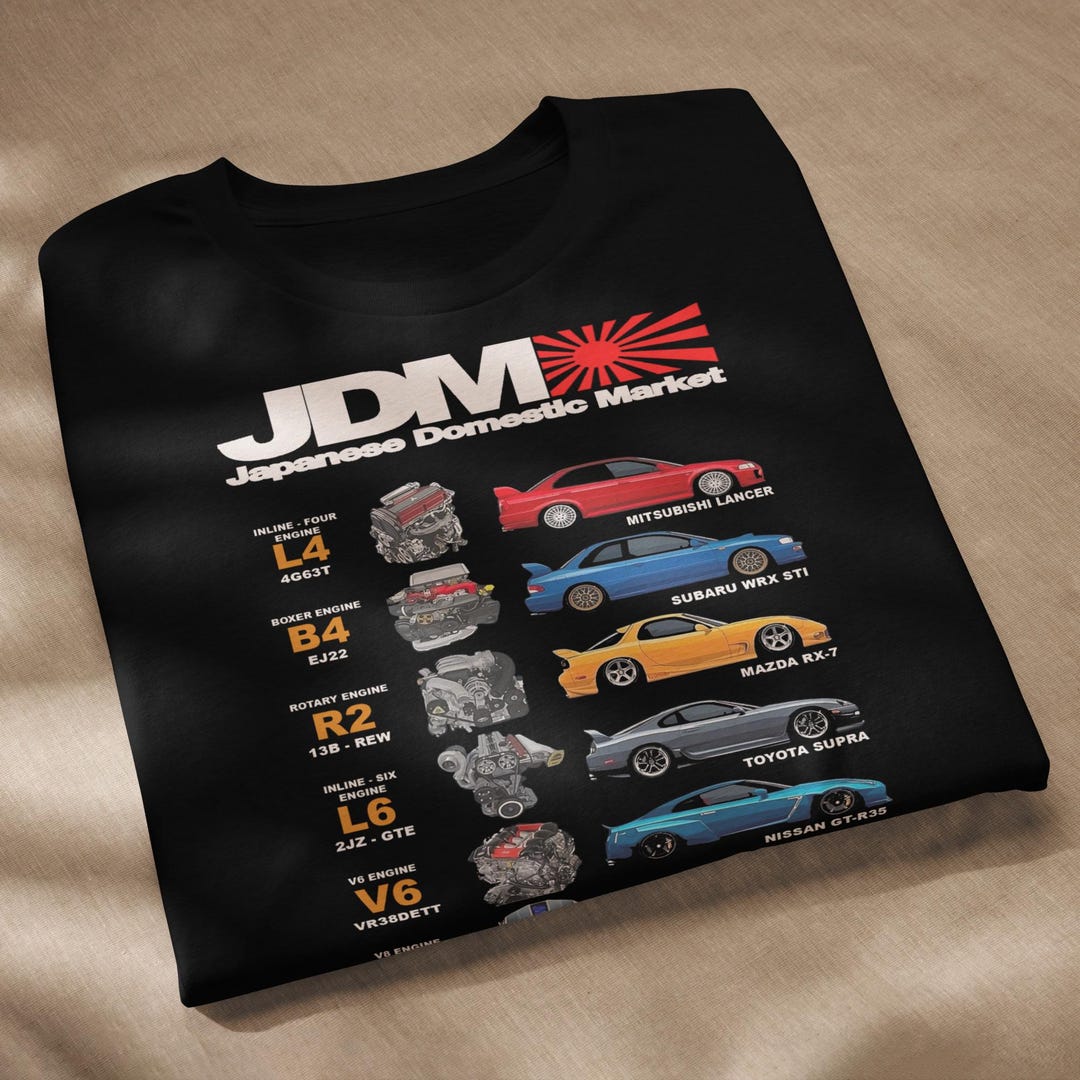 Jdm Cloth T-shirt Jdm Cars Tee - Etsy