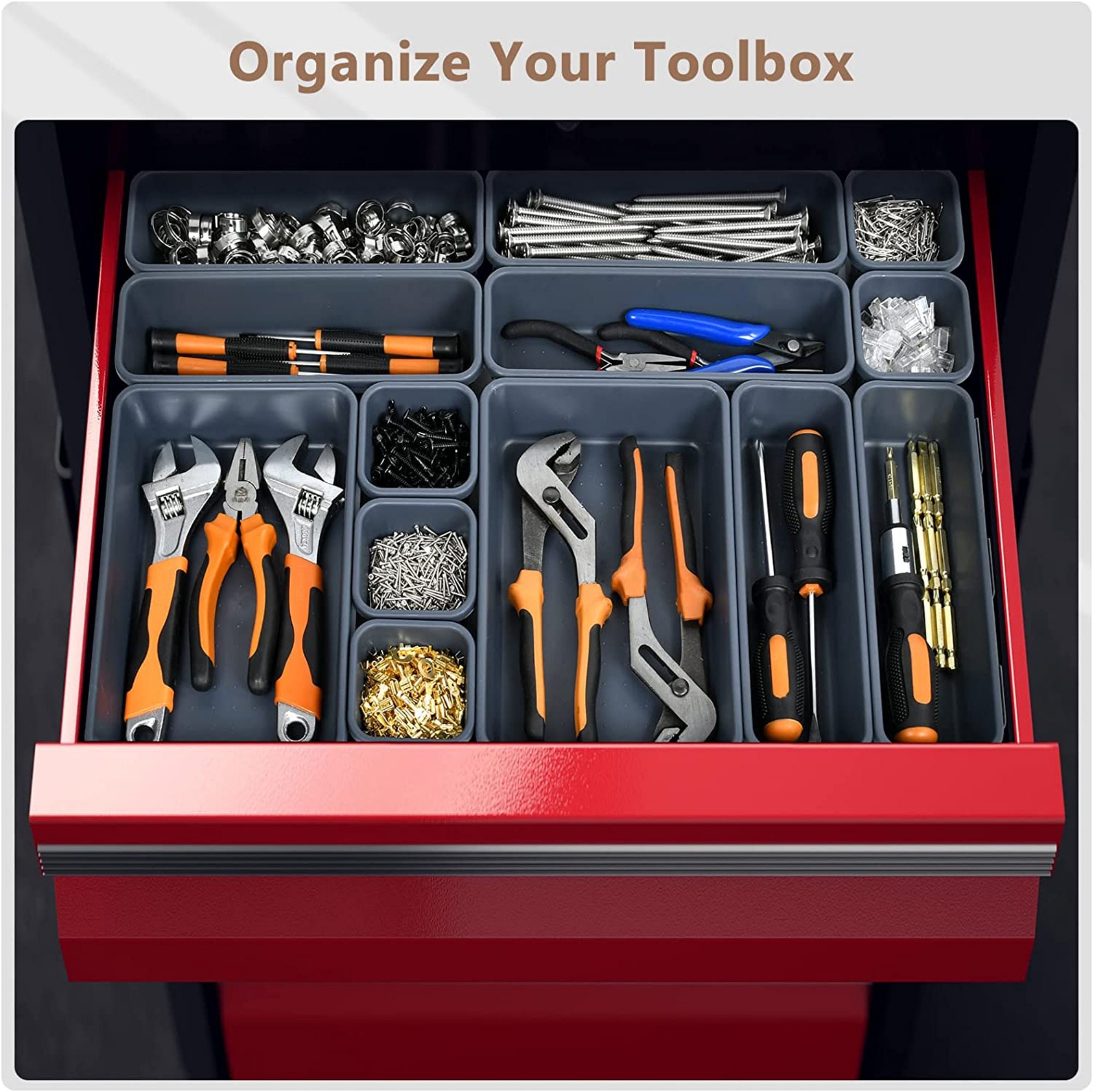 thumbnail image 2 of Schaller 16-6 X 6 X 3 Blue Organizer Trays / Toolbox Dividers – Fits Lista – 0606-3B (3-Pack) 2 of 5