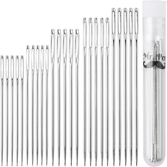 Stainless Steel Knitting Needles  Hand Sewing Needles Large Eyes