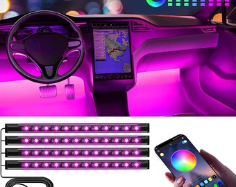 Car Atmosphere Lamp, Usb Car Interior Light Strip, Led Car Lights Interior  For Dashboard Decorations - Temu Saudi Arabia