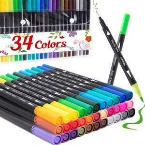 Vitoler 24 Colored Journaling Pens Fine Line Point Drawing Marker