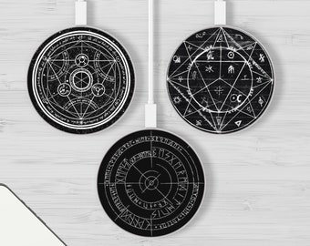 Magic Array Wireless Charger Spell Circle Witch Charging Pad Compatible With All QI Enabled iPhone 13, 12, 11, Xr, X, 8, Samsung S22, S21 FE