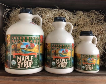 Award Winning Organic Michigan Pure Maple Syrup (free shipping)