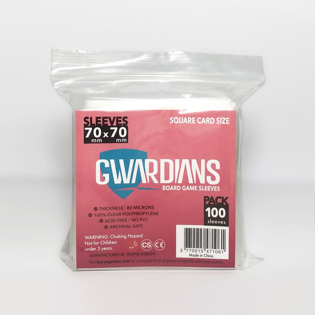 Gwardians® Sleeves Square 70 X 70mm