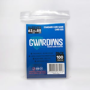 Gwardians® Sleeves Standard Size 63,5 X 88mm