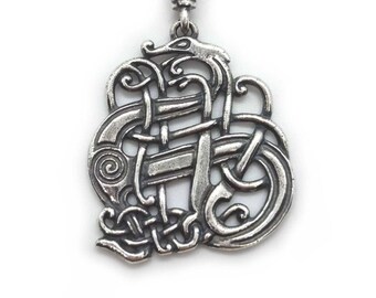 World Serpent. Silver 925 pendant.
