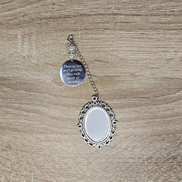 Sublimation Blank Double Sided Photo Memorial Charm