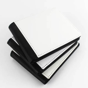 Cartera de hombre con sublimación en blanco - Doble cara