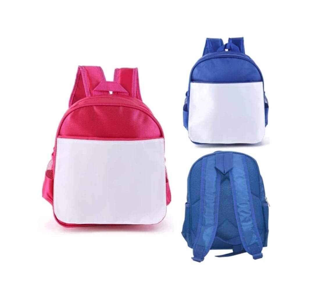 Sublimation Blank Kid's Bookbag royal Blue & Pink Etsy