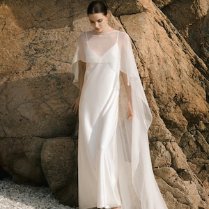 Crinkle Chiffon Long Veil - Etsy