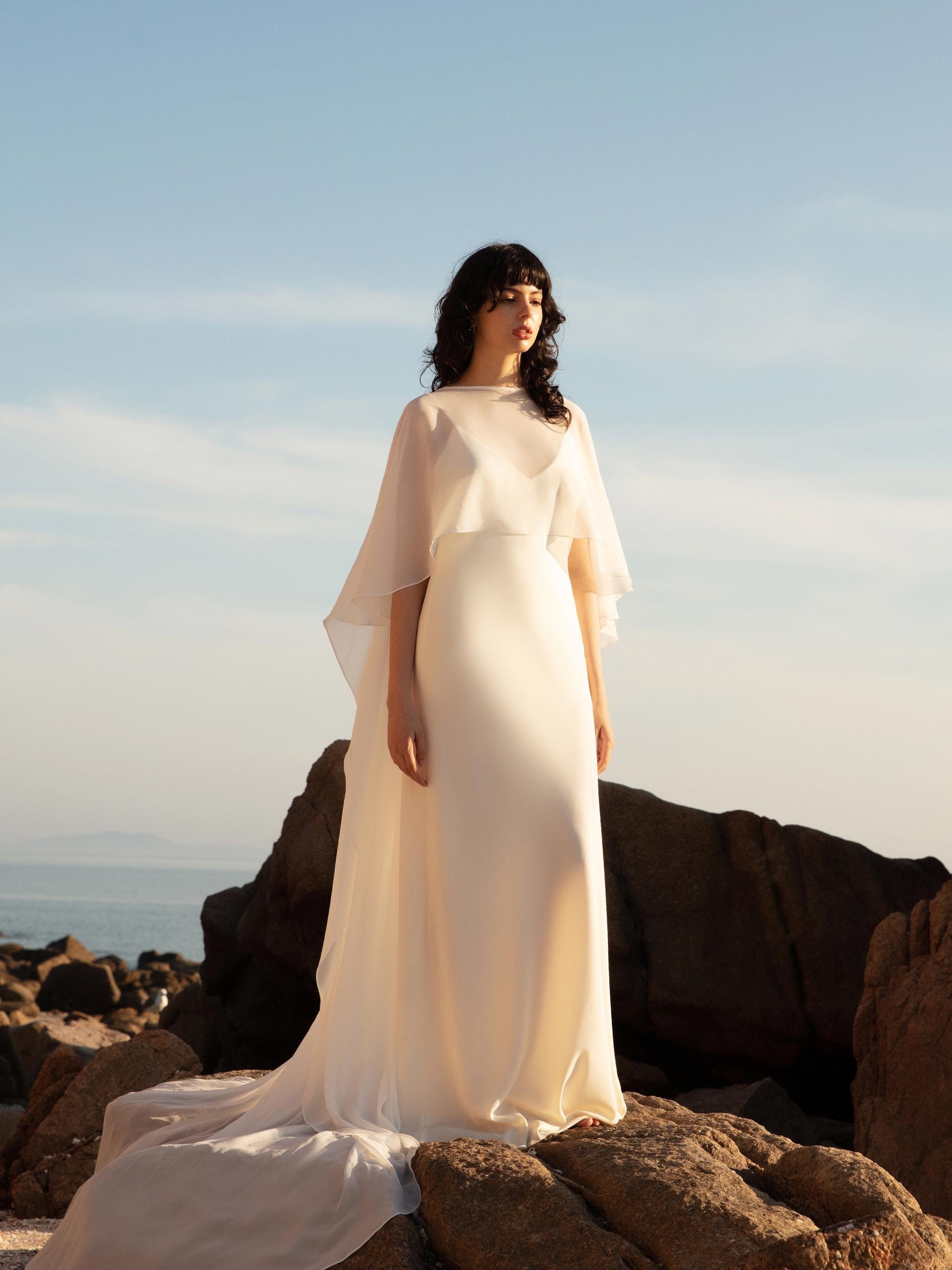 Long sheer cape outlet