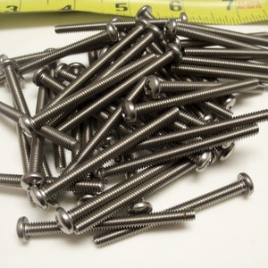 Pan Head 304 Stainless Machine Screw #8-32 x 2&quot;. Phillips. MARINE GRADE. New. Quantity of 25