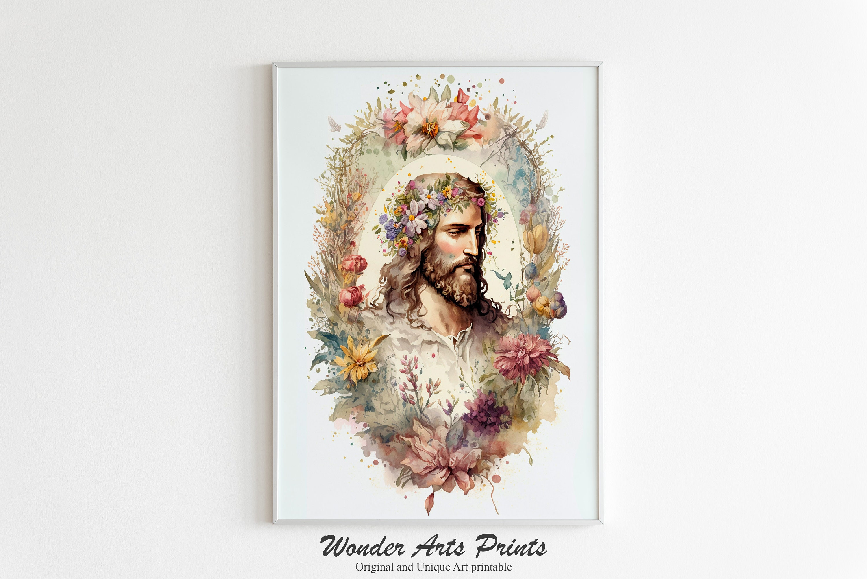 Jesus Portrait, Jesus Picture, Jesus Wall Art, Jesus Christ Art ...