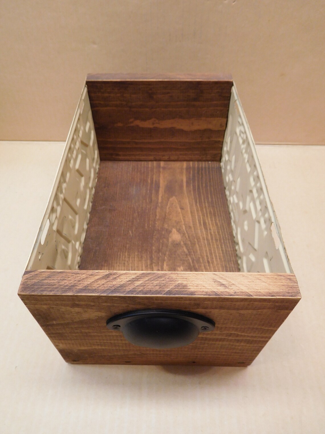 Handmade License Plate Storage Box With Authentic Pair of 1954