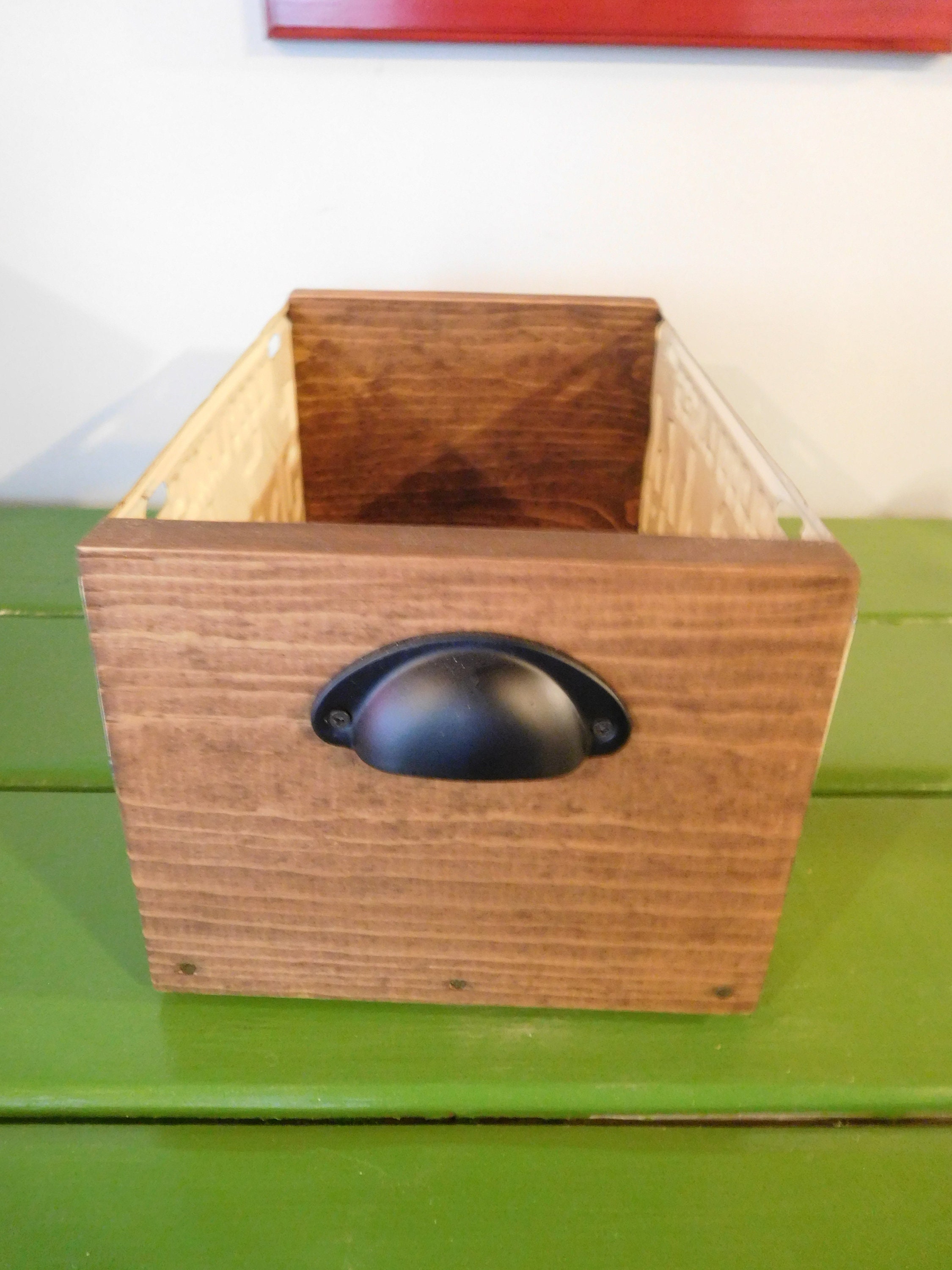 Handmade License Plate Storage Box With Authentic Pair of 1954