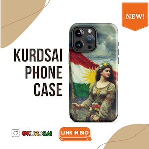Iphone Case Kurdish Woman wearing Kurdish Kurdi clothes, Culture Tradition, Painting