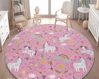 Regenbogen Kindergarten Teppich: Kleinkind Spielmatte, rutschfest