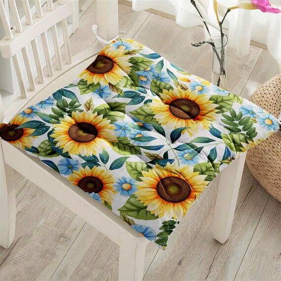 Sunflower rocking chair cushions best sale