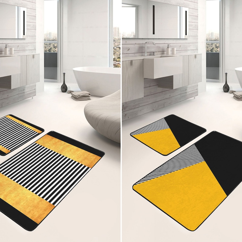Yellow Bath Mat - Etsy