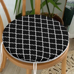 Black And White Chair Cushionsnull