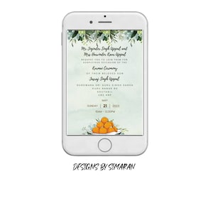 Kurmai invitations, Digital Kurmai invites, Kurmai ceremony invitations for Sikh invite, Punjabi invitation Kurmai engagement Whatsapp