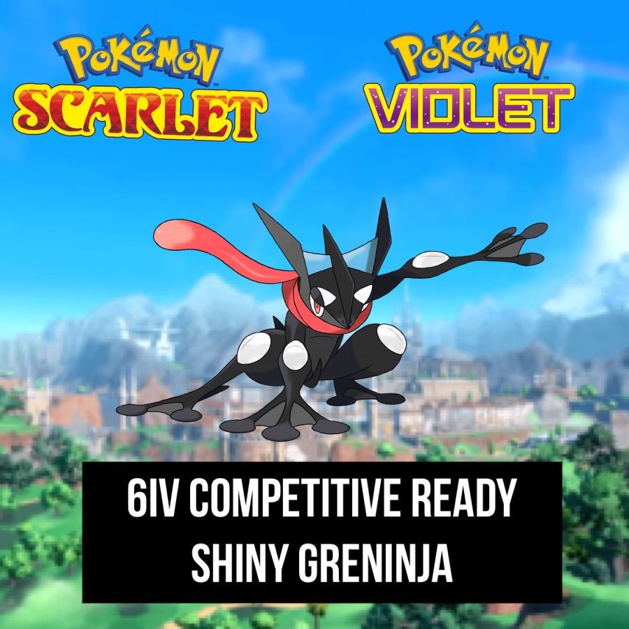 Pokemon Scarlet and Violet ASH GRENINJA Battle Bond Event / Competitive Set  Battle Ready With Max Stats Evs / Customizable / Fast Trade -  Norway