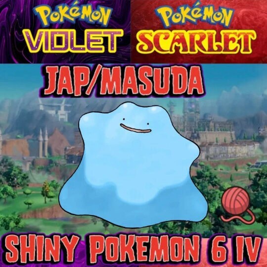 Pokemon Sword & Shield / Ultra Square Shiny Japanese Ditto / -  Portugal