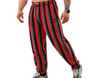 Men's Baggy Sweatpants with Pockets, Oldschool Gym Muscle Pants Gift For Bodybuilders (BGSM)