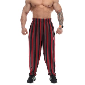 Men&#39;s Baggy Sweatpants with Pockets, Oldschool Gym Muscle Pants Gift For Bodybuilders