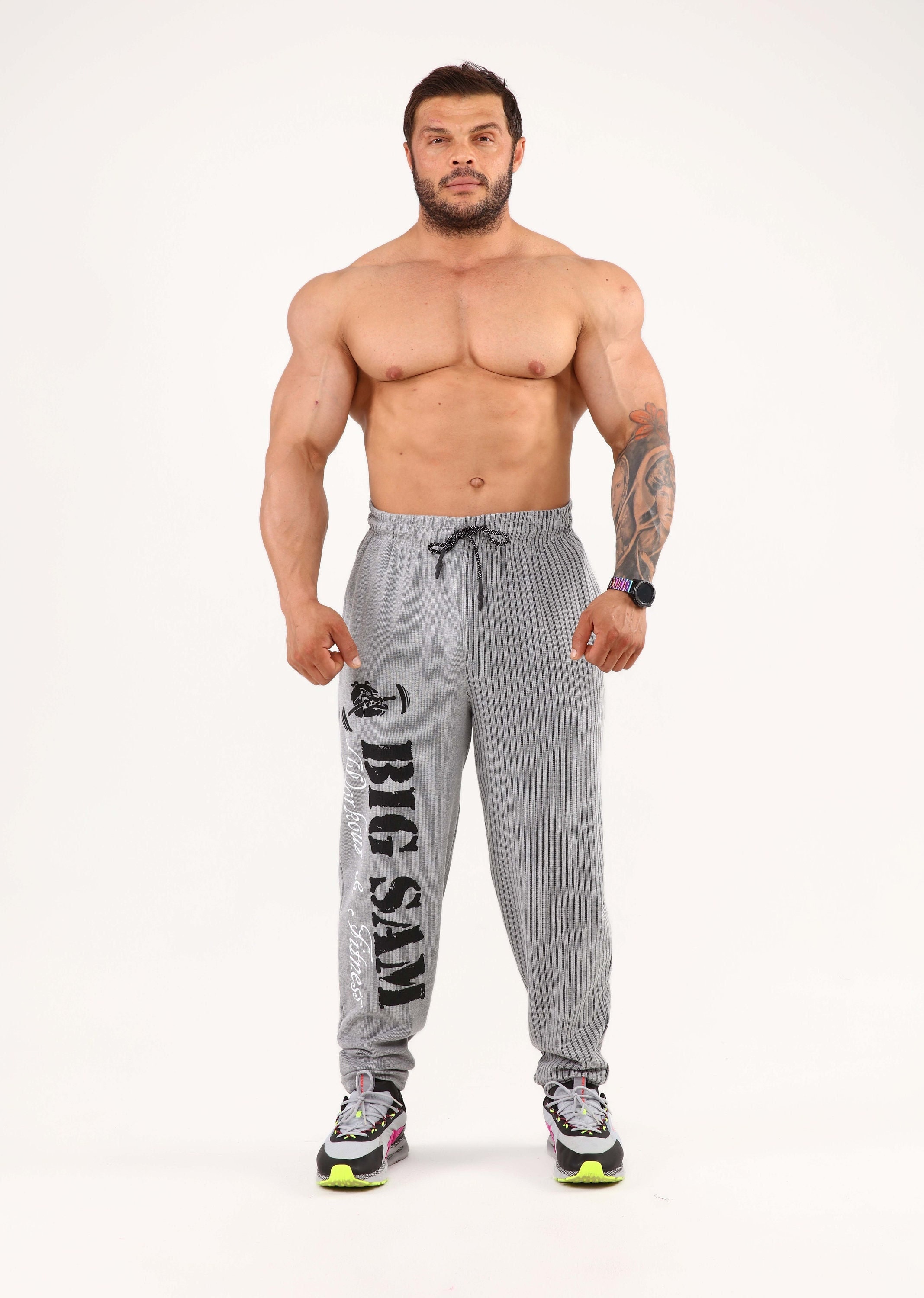 Men's Baggy Sweatpants With Pockets, Oldschool Gym Muscle Pants Gift for  Bodybuilders BGSM -  Canada