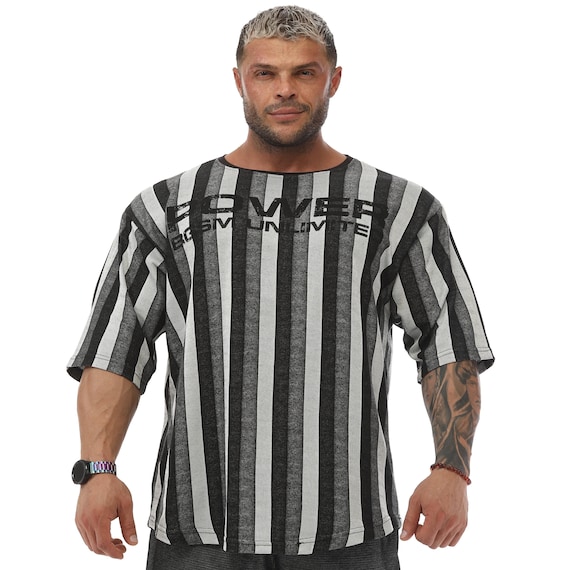 Oversize Gym T-shirt - Rag Top Striped