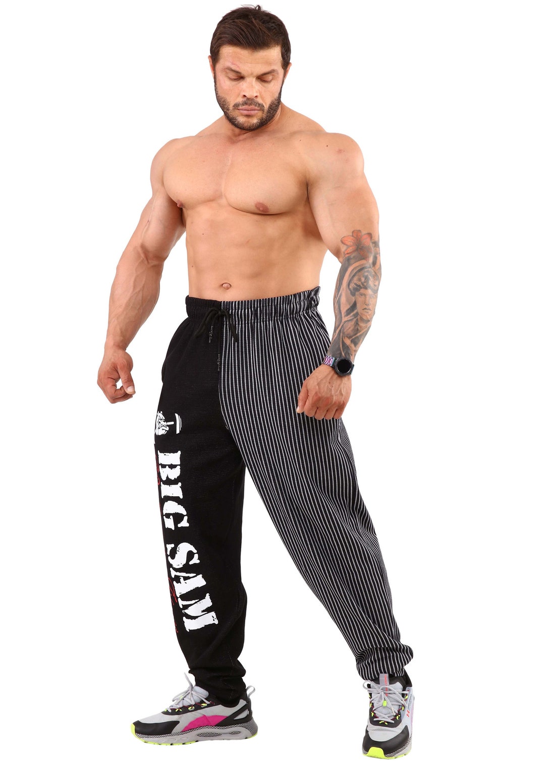 Buy Men's Baggy Sweatpants With Pockets, Oldschool Gym Muscle
