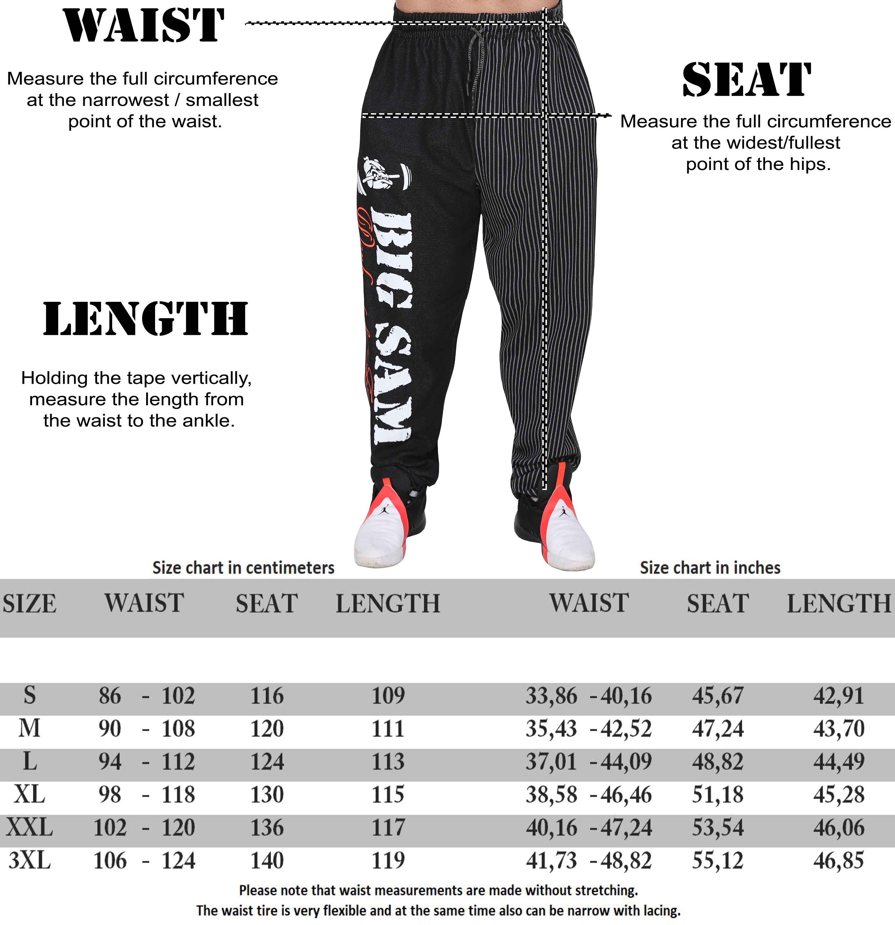 Men's Baggy Sweatpants With Pockets, Oldschool Gym Muscle Pants