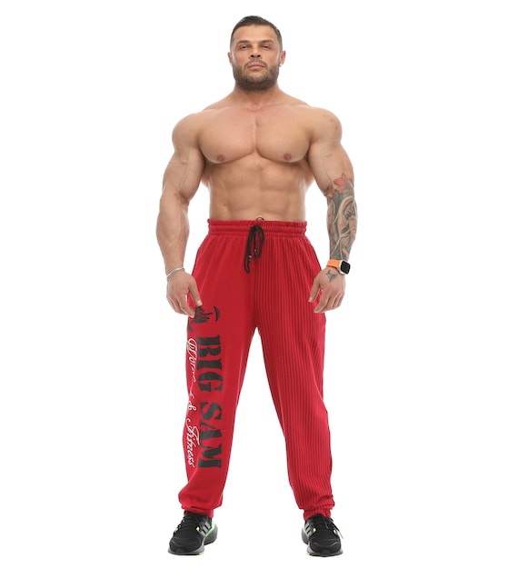 Buy Men's Baggy Sweatpants With Pockets, Oldschool Gym Muscle