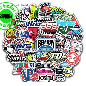 JDM Sticker bomb DRIFT Turbo Stickers Japanese Racing CAR Pack Logo Japan