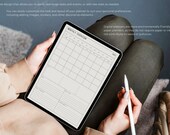 Digital Monthly Planner, Digital Planner, iPad Monthly planner, Minimalist Planner, iPad Planner, GoodNotes Planner, Notability Planner