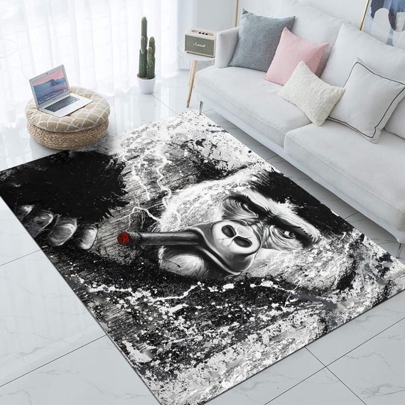 Polyester Doormat Rug Carpet Mat, Bedroom Gorilla
