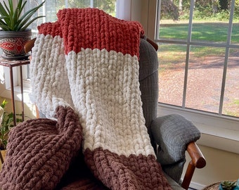 Ready to ship| Super chunky knit blanket| Chenille blanket| Chunky blanket| Chunky Knits| Chenille chunky arm knitted blankets| Throw| Gift