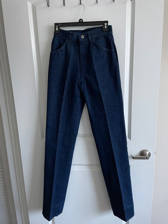 Rare 70s Deadstock Vintage Ms. Lee Juniors Embroidered Straight