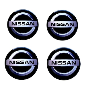 Set 4 Stück Nassa Radkappen Logo Kunstharz gewölbte Aufkleber Aufkleber 20-80 mm