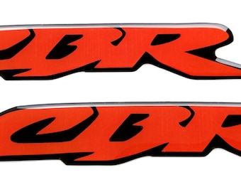 Set van 2 stuks. moto Honda CBR hars koepelvormige sticker sticker