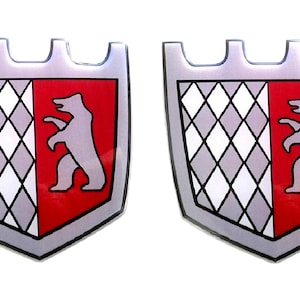 Lot de 2 pièces Stickers camping-cars Tabbert en résine bombés