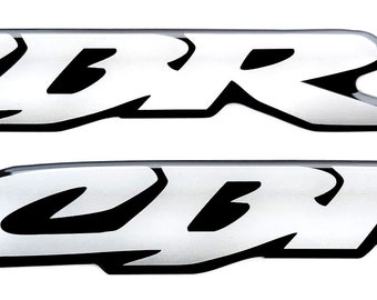 Honda CBR, hars koepelvormige stickers: moto, (set van 2)
