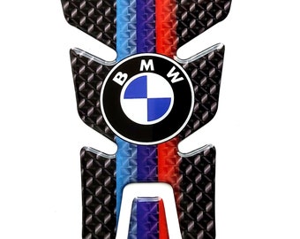 Tankpad moto BMW K1200R hars koepelvormige sticker carbonlook