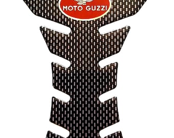 Tankpad moto Moto Guzzi hars koepelsticker carbonlook