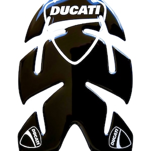 Adesivo serbatoio Ducati moto resinato con logo