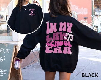 In My Law School Era Sweatshirt, Gift for Future Lawyer, Law Student Sweater, Future Lawyer Pocket Sweatshirt with Design on Front and Back